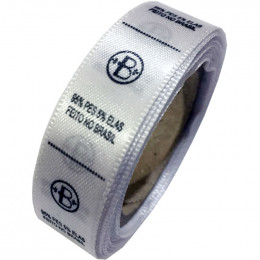 Etiquetas de Cetim, 15 mm de Largura, com Opções Personalizadas
