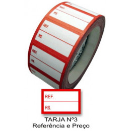 Etiqueta Adesiva Referência e Preço 16 x 25 mm (Nº 3)