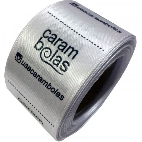 Etiquetas de Cetim, 38 mm de Largura, com Opções Personalizadas