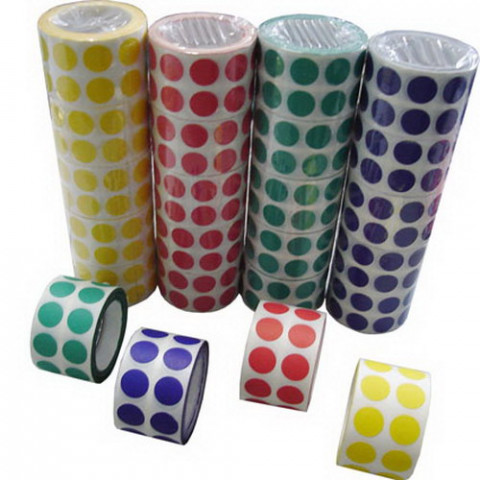 Etiqueta de Controle Colorida 15 mm, 16 cores diferentes