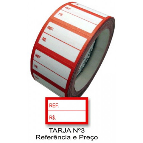 Etiqueta Adesiva Referência e Preço 16 x 25 mm (Nº 3)