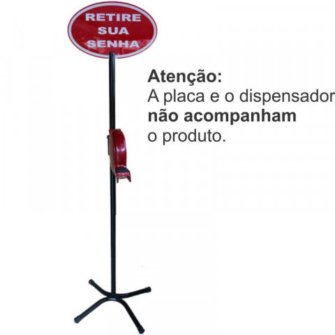 Pedestal para Dispensador de Senhas