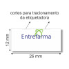 Etiqueta Adesiva, MX 2612, Open C8, Prix 8, 26 x 12 mm para Etiquetadoras, com Opçoes Personalizadas - 3
