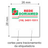 Etiqueta Adesiva, MX 2628, 26 x 28 mm para Etiquetadoras, com Opções Personalizadas - 3