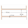 Etiqueta Adesiva BOPP Branco, 100 x 35 mm x 1 coluna, para Impressoras Térmicas - 3