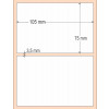 Etiqueta Adesiva BOPP Branco, 105 x 75 mm x 1 coluna, para Impressoras Térmicas - 3