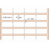 Etiqueta Adesiva BOPP Branco, 25 x 12 mm x 4 colunas, para Impressoras Térmicas - 3