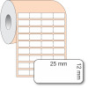 Etiqueta Adesiva BOPP Branco, 25 x 12 mm x 4 colunas, para Impressoras Térmicas - 2