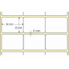 Etiqueta Adesiva em Papel Térmico, 34 x 23 mm x 3 colunas, para Impressoras Térmicas Diretas - 3