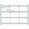 Etiqueta Adesiva Couchê, 35 x 20 mm x 3 colunas, para Impressoras Térmicas - 3
