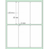 Etiqueta Adesiva Couchê, 35 x 65 mm x 3 colunas, para Impressoras Térmicas - 3