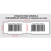 Etiqueta de Gôndola 110 x 30 mm Papel Couchê ADESIVO ou NÃO para Impressoras Térmicas - 10