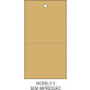 Tag 75 x 38 mm Papel Kraft 160 g - 1